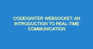 CodeIgniter Websocket: An Introduction to Real-Time Communication - codeigniter websocket an introduction to real time communication 1080 3 image