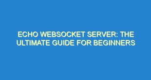 Echo Websocket Server: The Ultimate Guide for Beginners - echo websocket server the ultimate guide for beginners 2629 6 image