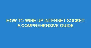 How to Wire Up Internet Socket: A Comprehensive Guide - how to wire up internet socket a comprehensive guide 4 10 image
