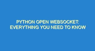 Python Open Websocket: Everything You Need to Know - python open websocket everything you need to know 1996 9 image