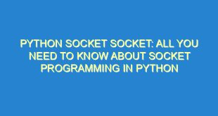 Python Socket Socket: All You Need to Know About Socket Programming in Python - python socket socket all you need to know about socket programming in python 150 1 image