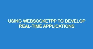 Using WebSocketpp to Develop Real-time Applications - using websocketpp to develop real time applications 407 1 image