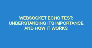 WebSocket Echo Test: Understanding Its Importance and How It Works - websocket echo test understanding its importance and how it works 2619 5 image