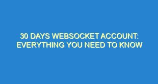 30 Days Websocket Account: Everything You Need to Know - 30 days websocket account everything you need to know 3224 7 image