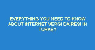 Everything You Need to Know About Internet Vergi Dairesi in Turkey - everything you need to know about internet vergi dairesi in turkey 174 8 image