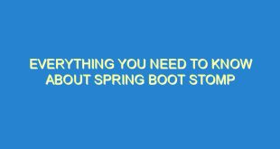 Everything You Need to Know About Spring Boot Stomp - everything you need to know about spring boot stomp 3363 5 image