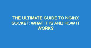 The Ultimate Guide to Nginx Socket: What It Is and How It Works - the ultimate guide to nginx socket what it is and how it works 3366 1 image