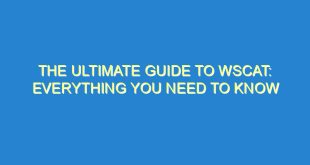The Ultimate Guide to WScat: Everything You Need to Know - the ultimate guide to wscat everything you need to know 3322 6 image