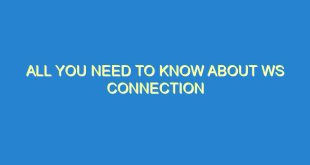All You Need to Know About WS Connection - all you need to know about ws connection 3398 1 image