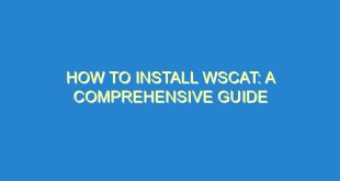 How to Install Wscat: A Comprehensive Guide - how to install wscat a comprehensive guide 3407 6 image