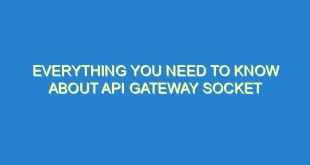 Everything You Need to Know About API Gateway Socket - everything you need to know about api gateway socket 3520 10 image
