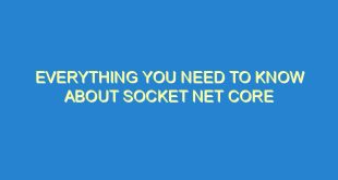 Everything You Need to Know About Socket Net Core - everything you need to know about socket net core 3548 1 image