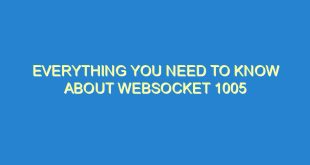 Everything You Need to Know About WebSocket 1005 - everything you need to know about websocket 1005 894 4 image
