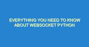 Everything You Need to Know About Websocket Python - everything you need to know about websocket python 2862 2 image