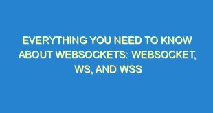 Everything You Need to Know About WebSockets: WebSocket, WS, and WSS - everything you need to know about websockets websocket ws and wss 2060 6 image