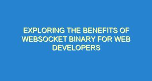 Exploring the Benefits of Websocket Binary for Web Developers - exploring the benefits of websocket binary for web developers 2538 7 image
