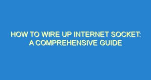 How to Wire Up Internet Socket: A Comprehensive Guide - how to wire up internet socket a comprehensive guide 4 5 image