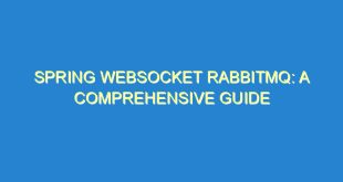 Spring Websocket RabbitMQ: A Comprehensive Guide - spring websocket rabbitmq a comprehensive guide 1931 1 image